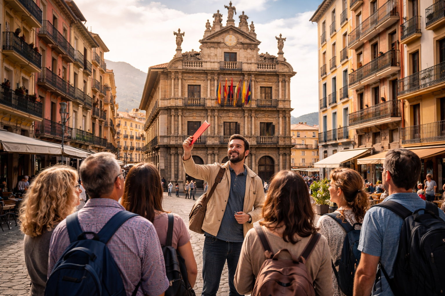 Plaza Ayuntamiento Pamplona IA